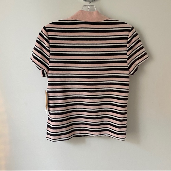 Sandy Liang x Vans Velvet Cropped Short Sleeve Top - Picture 2 of 5